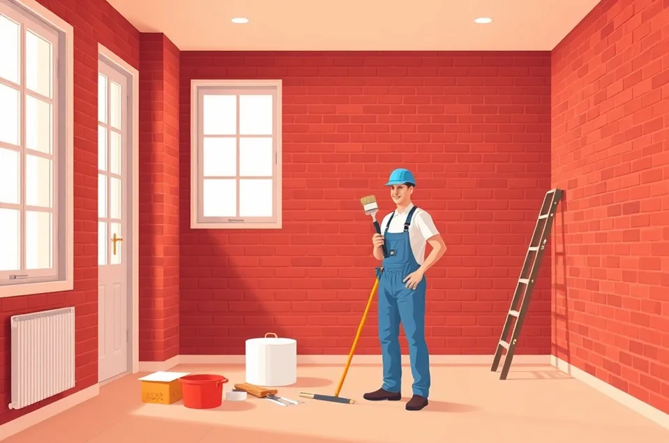 Intérieur rénové après travaux de peinture à Andernos-les-Bains