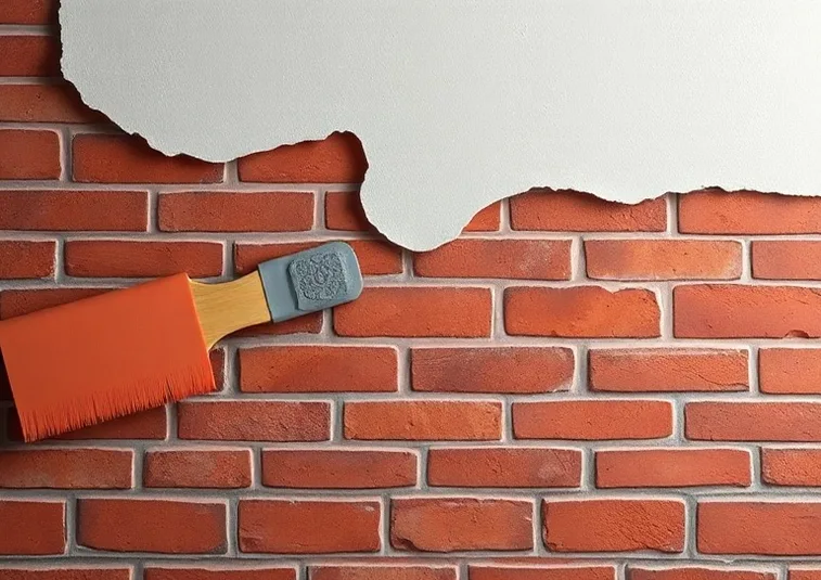 Ponçage et rebouchage des fissures avant mise en peinture